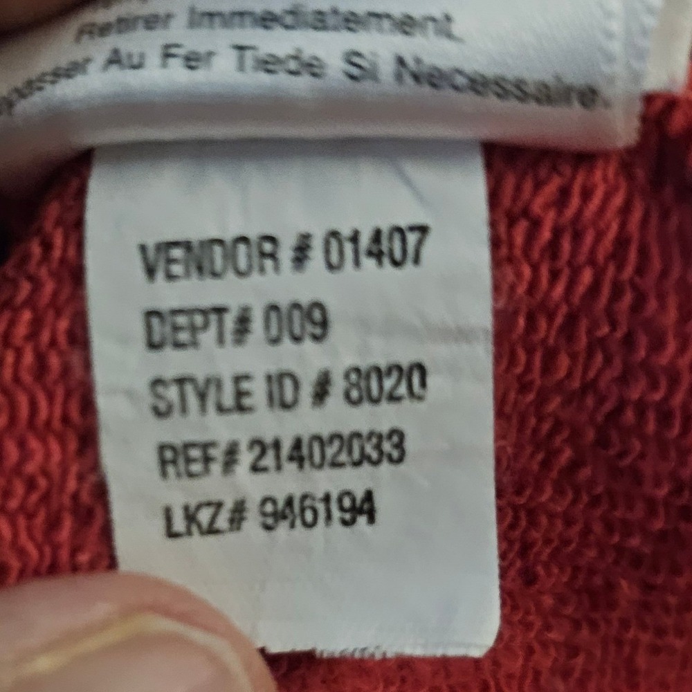 Eddie Bauer Red EB 20 Hoodie Jacket Women's Size L - Picture 7 of 7